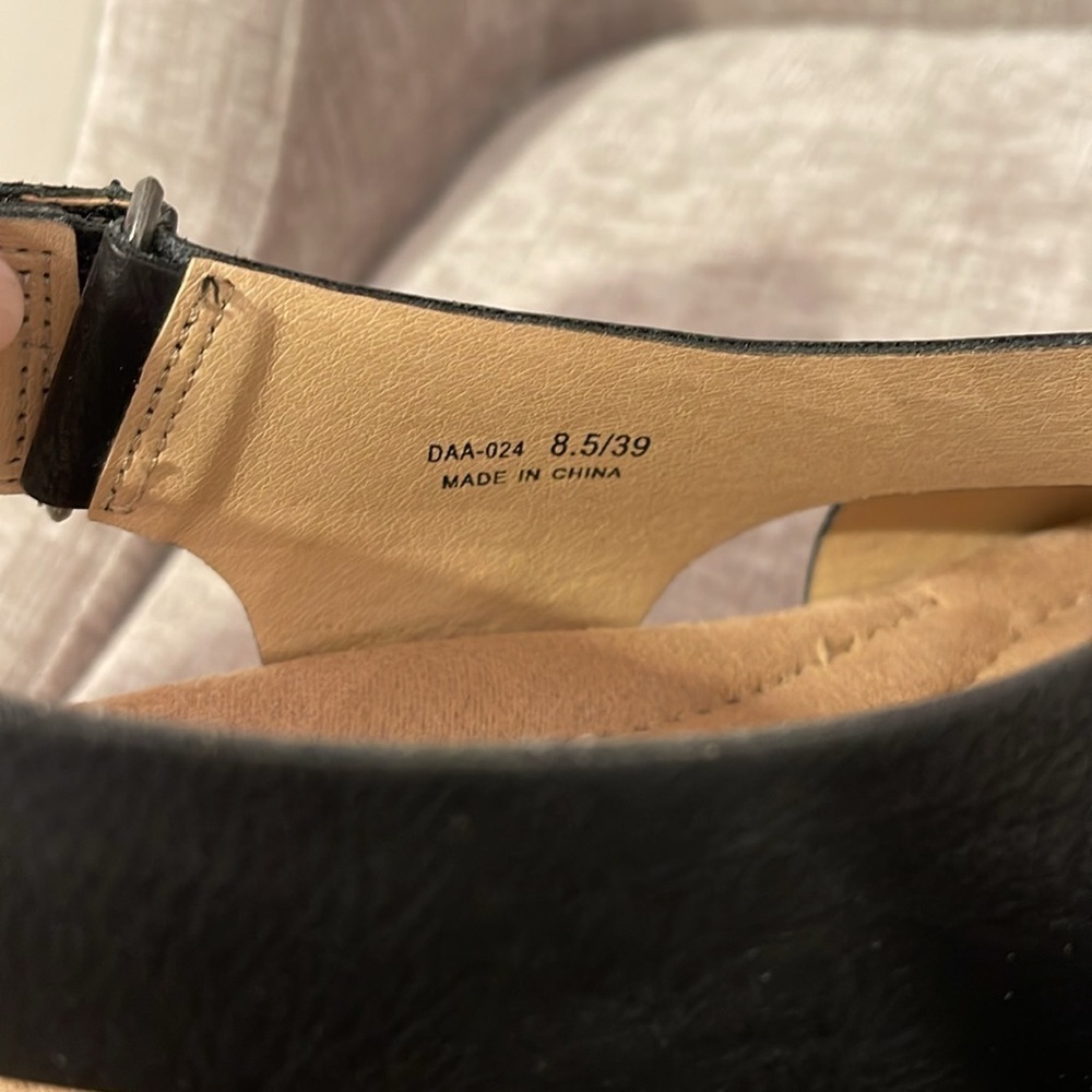 CL by Laundry Excellent - Black - Dream Girl Wedge Sandal 8 1/2 M - Picture 5 of 5